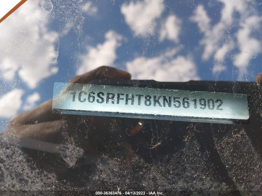 2019 RAM 1500 LIMITED - 1C6SRFHT8KN561902