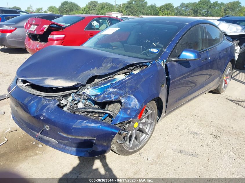 2021 TESLA MODEL 3 LONG RANGE - 5YJ3E1EB3MF993130