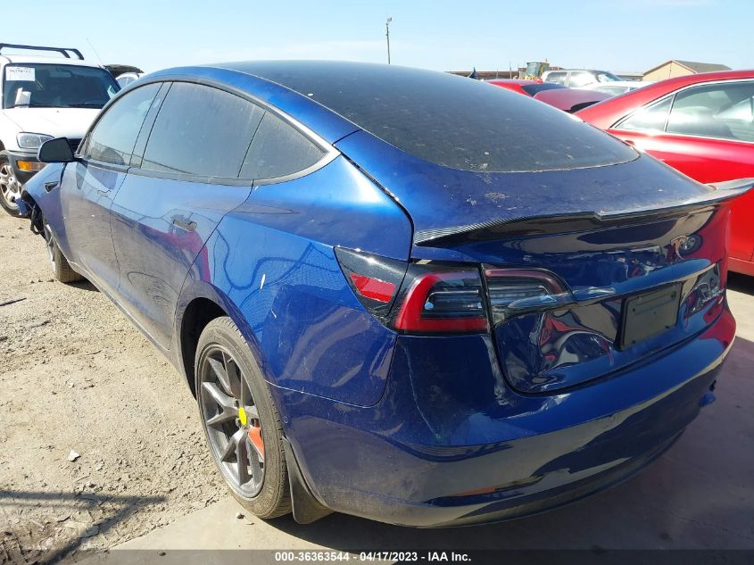 2021 TESLA MODEL 3 LONG RANGE - 5YJ3E1EB3MF993130