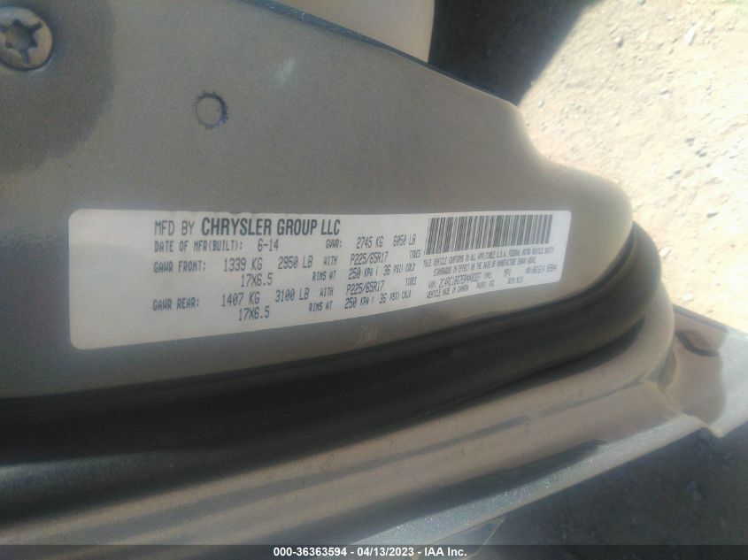 2014 CHRYSLER TOWN & COUNTRY TOURING - 2C4RC1BG7ER448327