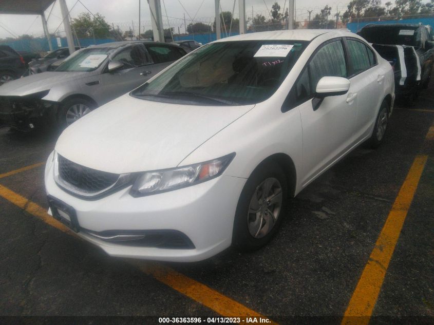 2015 HONDA CIVIC SEDAN LX - 19XFB2F58FE207447