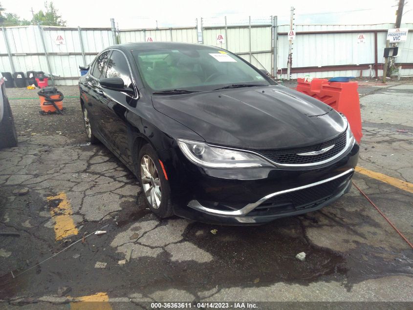 2016 CHRYSLER 200 C - 1C3CCCCB9GN107813
