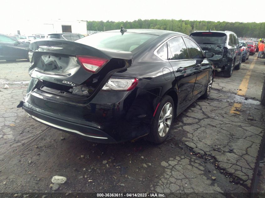 2016 CHRYSLER 200 C - 1C3CCCCB9GN107813