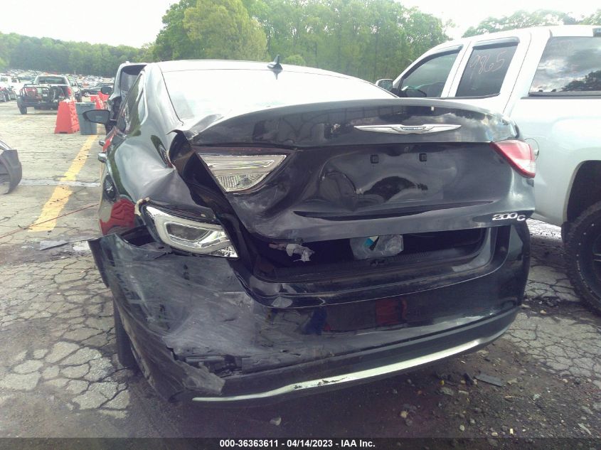 2016 CHRYSLER 200 C - 1C3CCCCB9GN107813