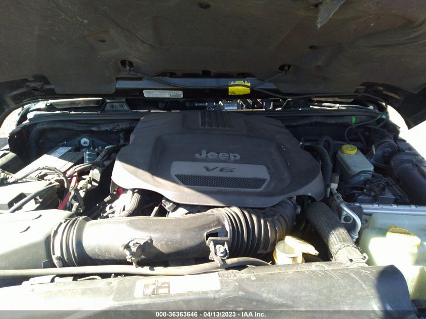 2014 JEEP WRANGLER UNLIMITED SAHARA - 1C4BJWEG6EL281094
