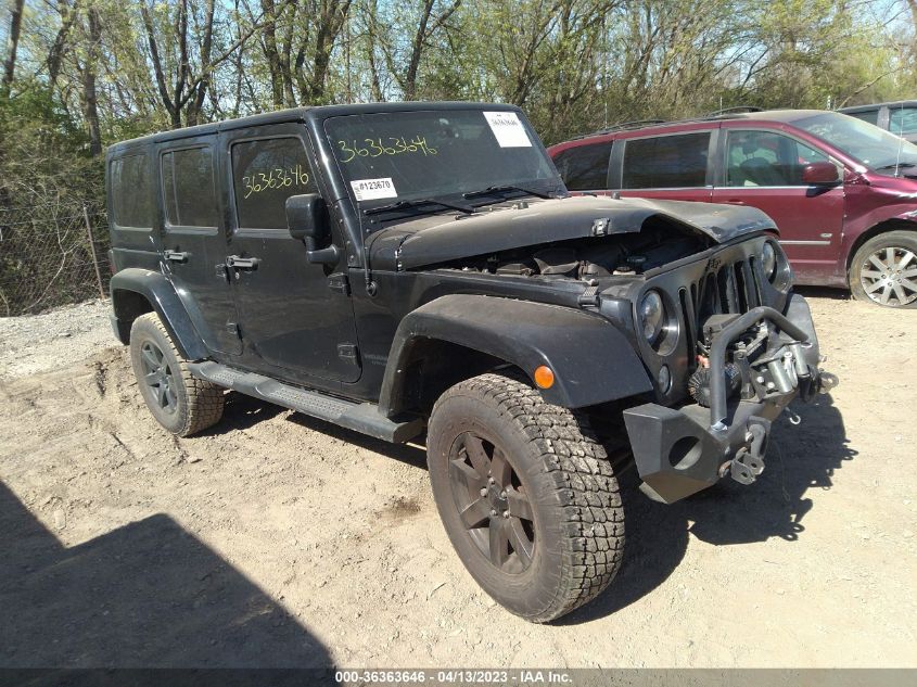 2014 JEEP WRANGLER UNLIMITED SAHARA - 1C4BJWEG6EL281094