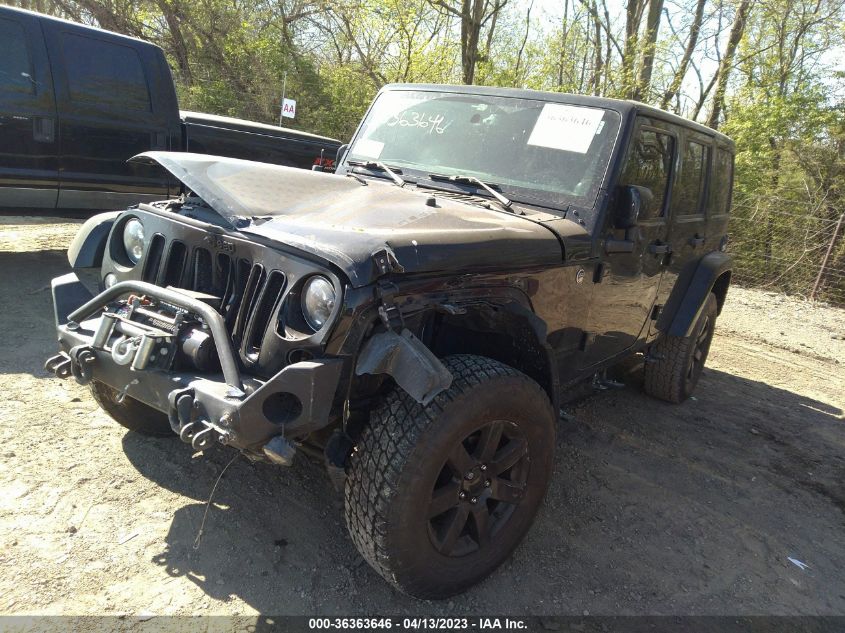 2014 JEEP WRANGLER UNLIMITED SAHARA - 1C4BJWEG6EL281094