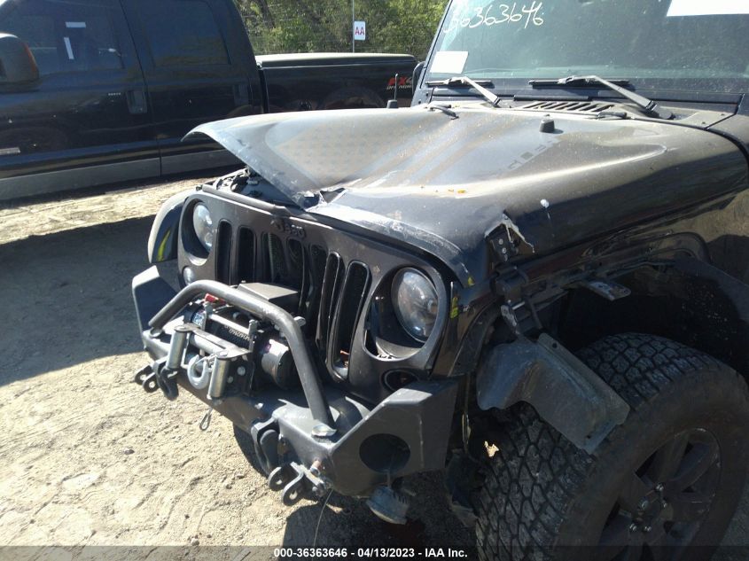 2014 JEEP WRANGLER UNLIMITED SAHARA - 1C4BJWEG6EL281094