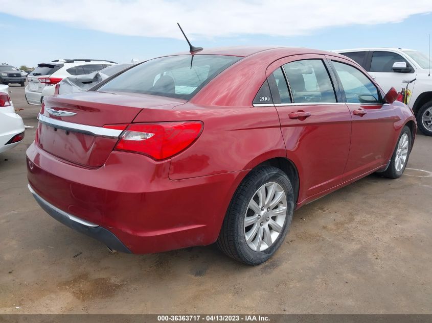 2013 CHRYSLER 200 TOURING - 1C3CCBBG4DN658816