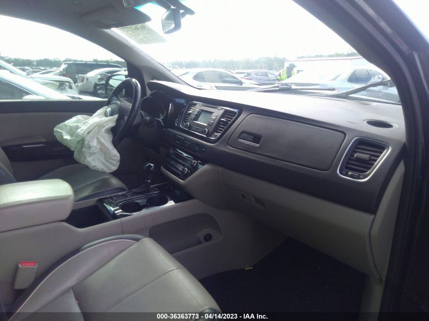 2016 KIA SEDONA EX - KNDMC5C12G6136342