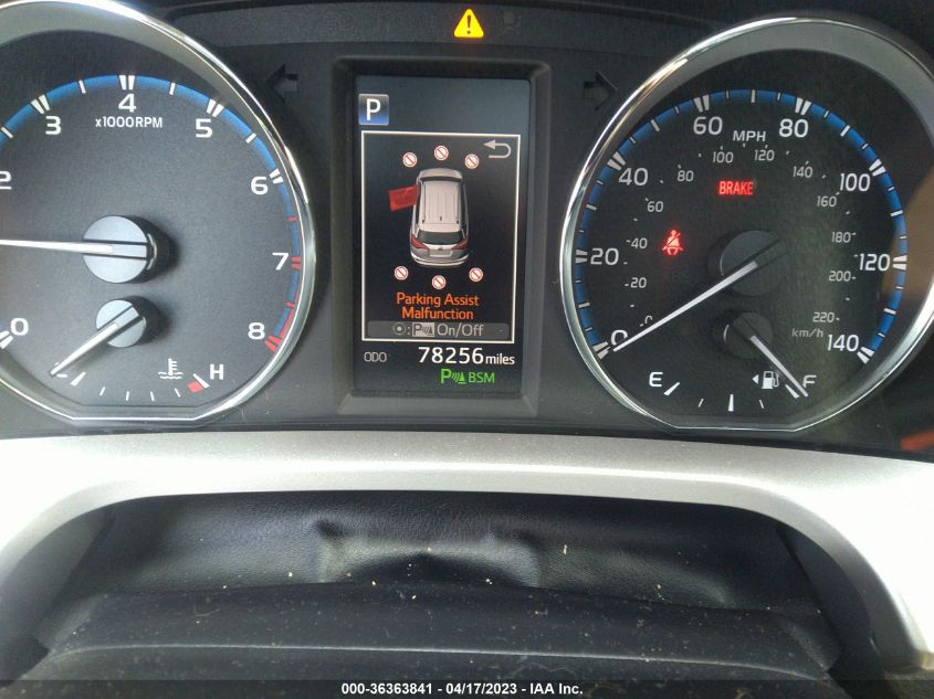 2017 TOYOTA RAV4 LIMITED/PLATINUM - JTMDFREV4HJ150773