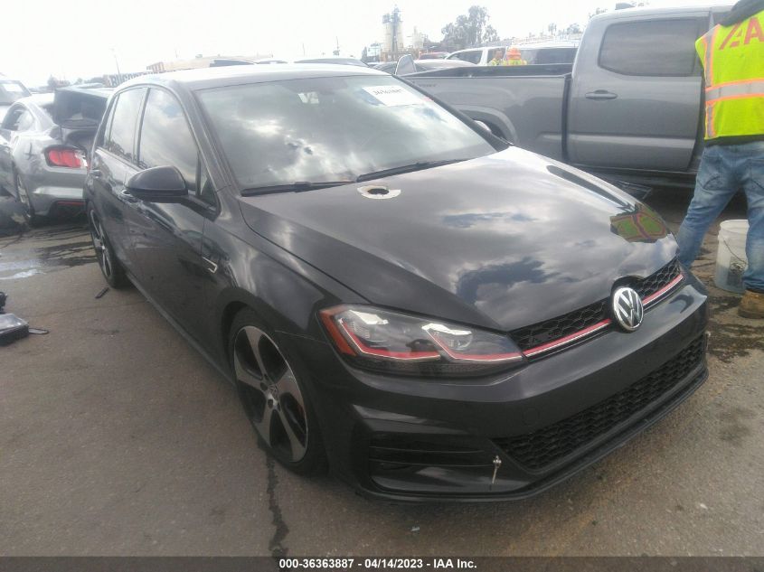 2019 VOLKSWAGEN GOLF GTI S/SE/AUTOBAHN - 3VW6T7AU9KM004766