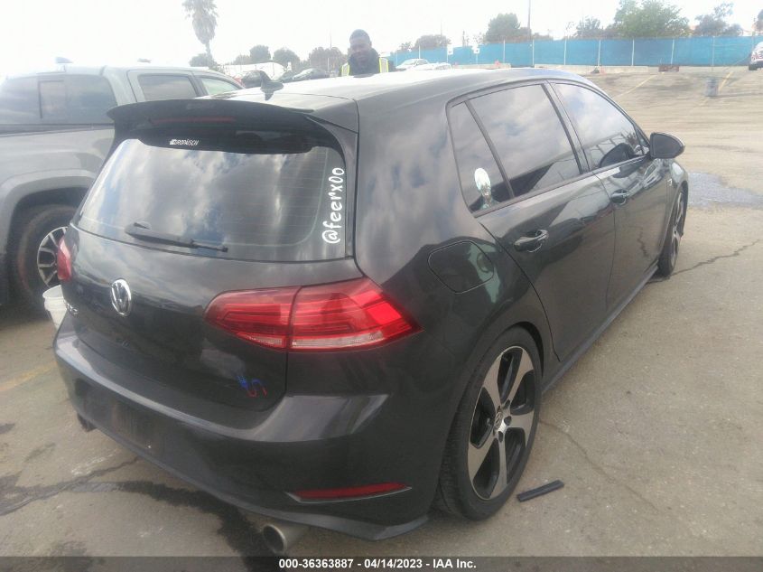 2019 VOLKSWAGEN GOLF GTI S/SE/AUTOBAHN - 3VW6T7AU9KM004766