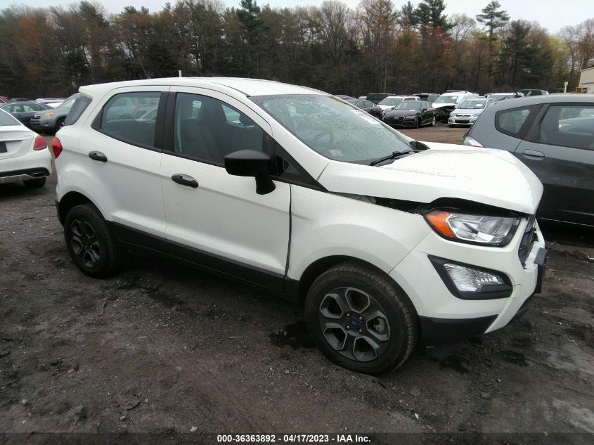 2019 FORD ECOSPORT S - MAJ6S3FL6KC282305
