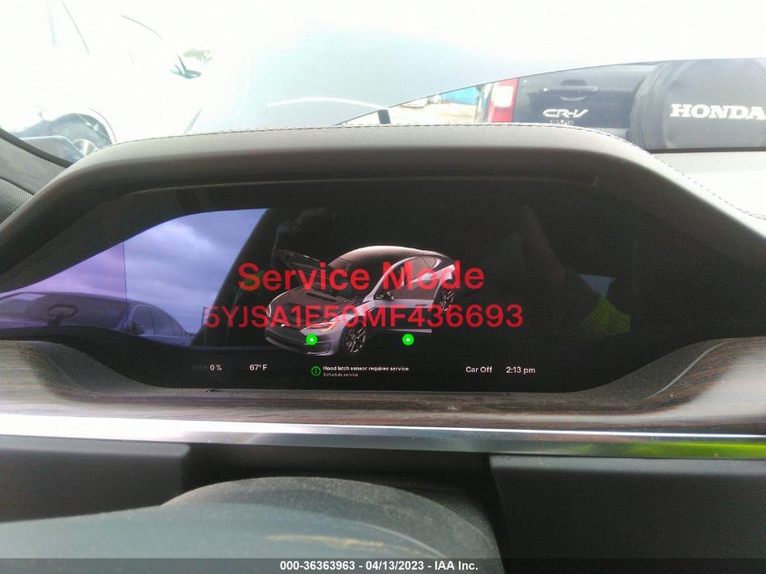2021 TESLA MODEL S LONG RANGE - 5YJSA1E50MF436693
