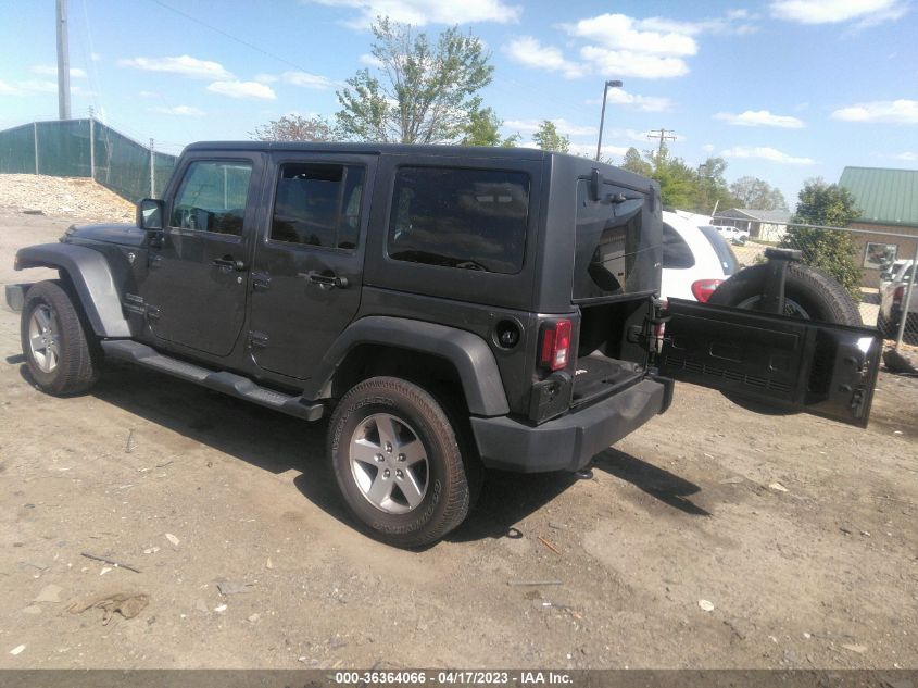 2016 JEEP WRANGLER UNLIMITED SPORT - 1C4BJWDG4GL263519