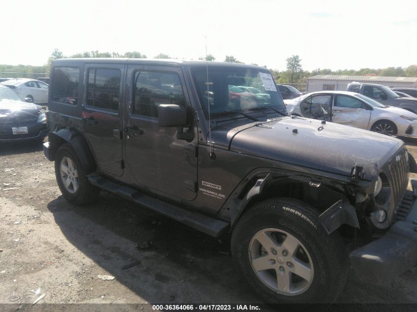 2016 JEEP WRANGLER UNLIMITED SPORT - 1C4BJWDG4GL263519