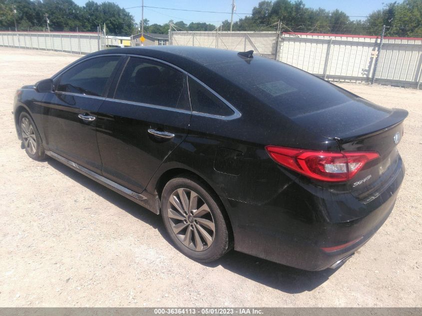 2015 HYUNDAI SONATA 2.4L SPORT - 5NPE34AF5FH218342