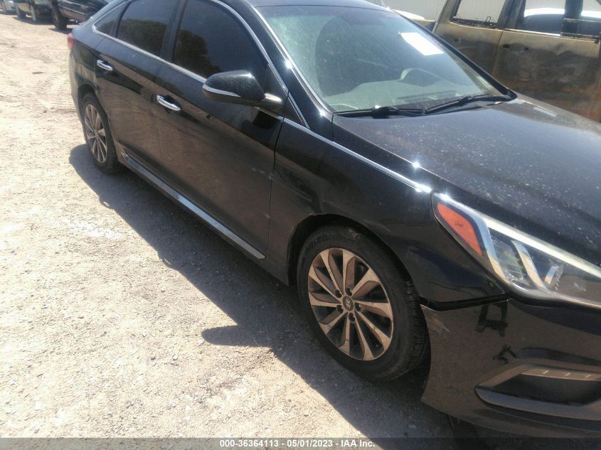 2015 HYUNDAI SONATA 2.4L SPORT - 5NPE34AF5FH218342