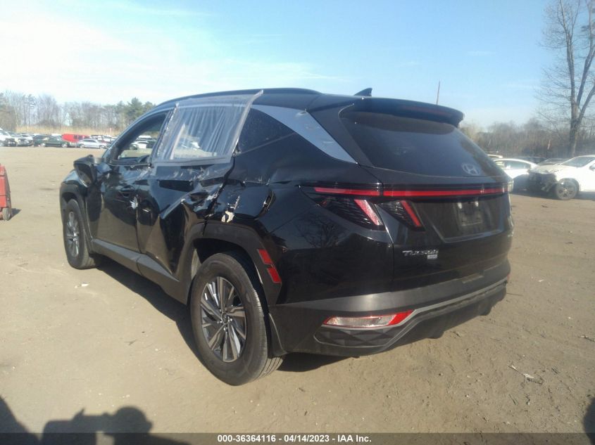 2022 HYUNDAI TUCSON HYBRID BLUE KM8JBCA10NU040730