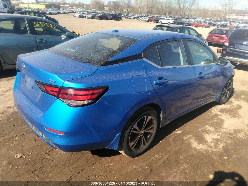 2022 NISSAN SENTRA SV - 3N1AB8CV9NY219673