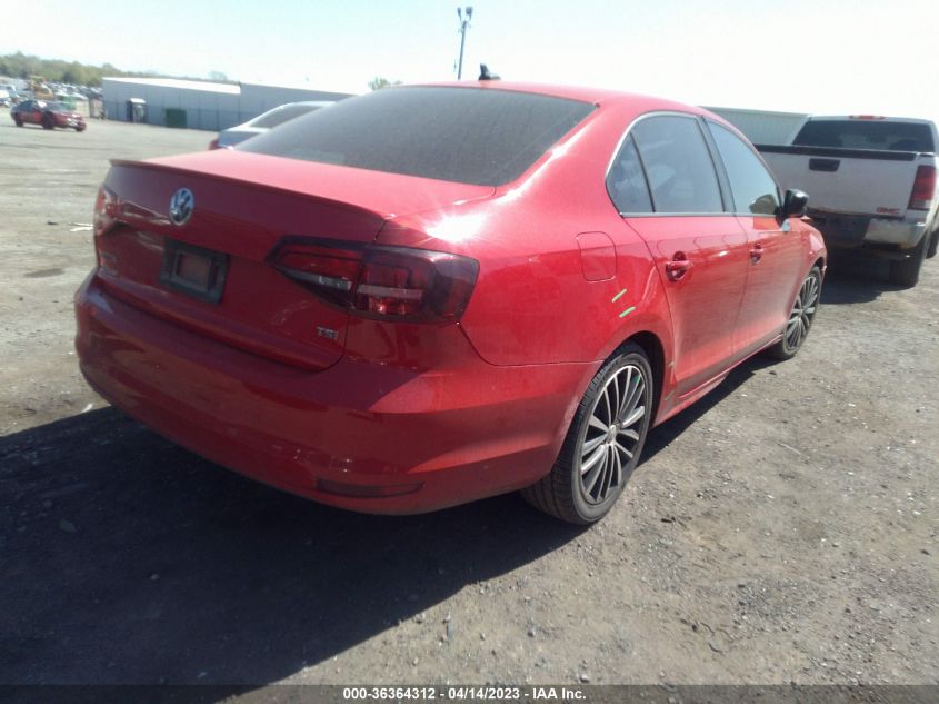 2016 VOLKSWAGEN JETTA SEDAN 1.8T SPORT - 3VWD17AJ4GM270450