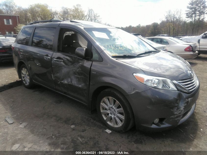2017 TOYOTA SIENNA XLE - 5TDDZ3DC1HS155923