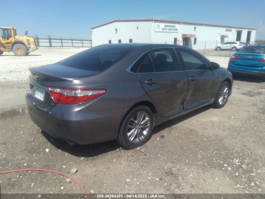 2016 TOYOTA CAMRY XLE/SE/LE/XSE - 4T1BF1FK3GU558459
