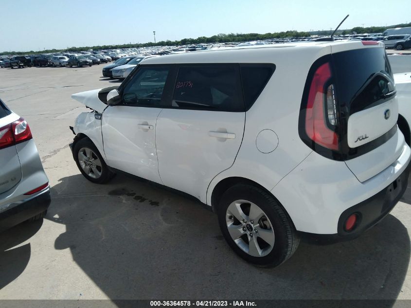 2017 KIA SOUL BASE - KNDJN2A26H7441149