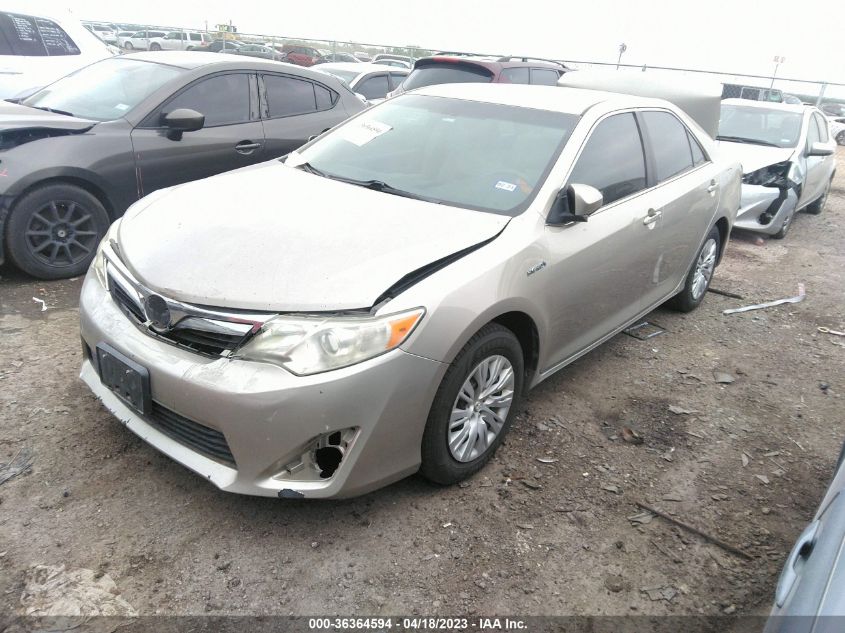 2013 TOYOTA CAMRY HYBRID LE/XLE - 4T1BD1FK1DU086649