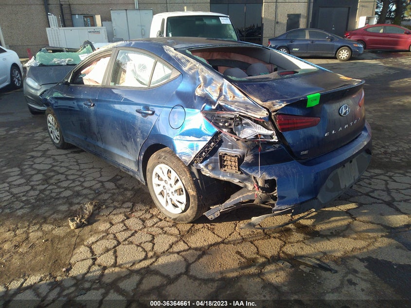 VIN 5NPD74LF3LH511763 2020 HYUNDAI ELANTRA SE