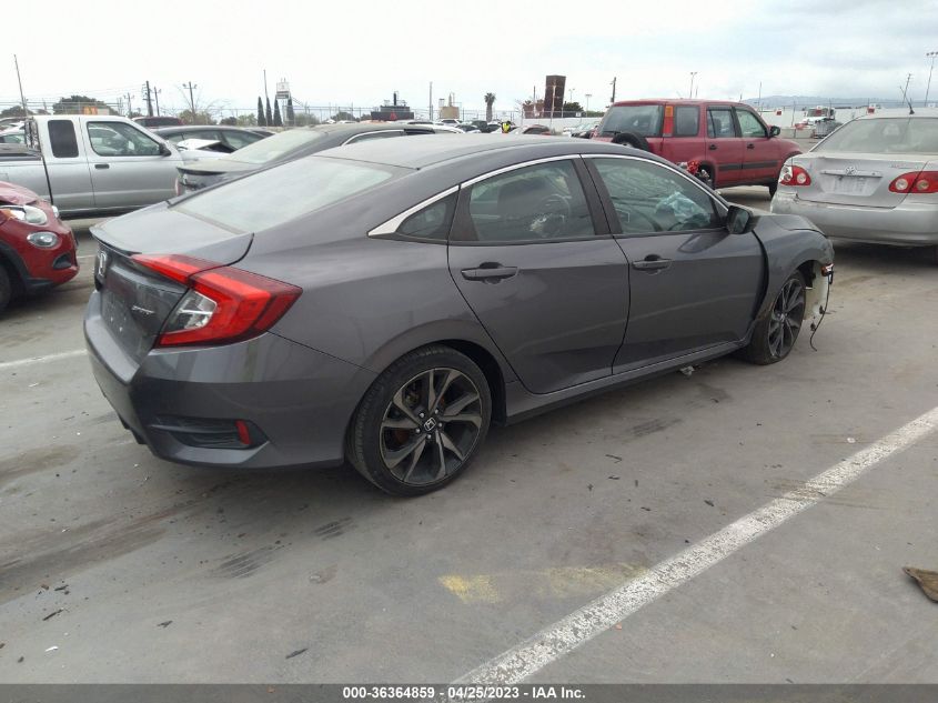 2019 HONDA CIVIC SEDAN SPORT - 2HGFC2F84KH562039