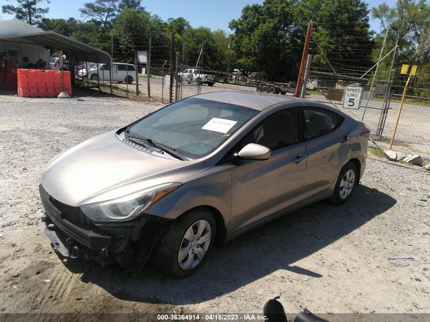 2016 HYUNDAI ELANTRA SE - 5NPDH4AE8GH783478