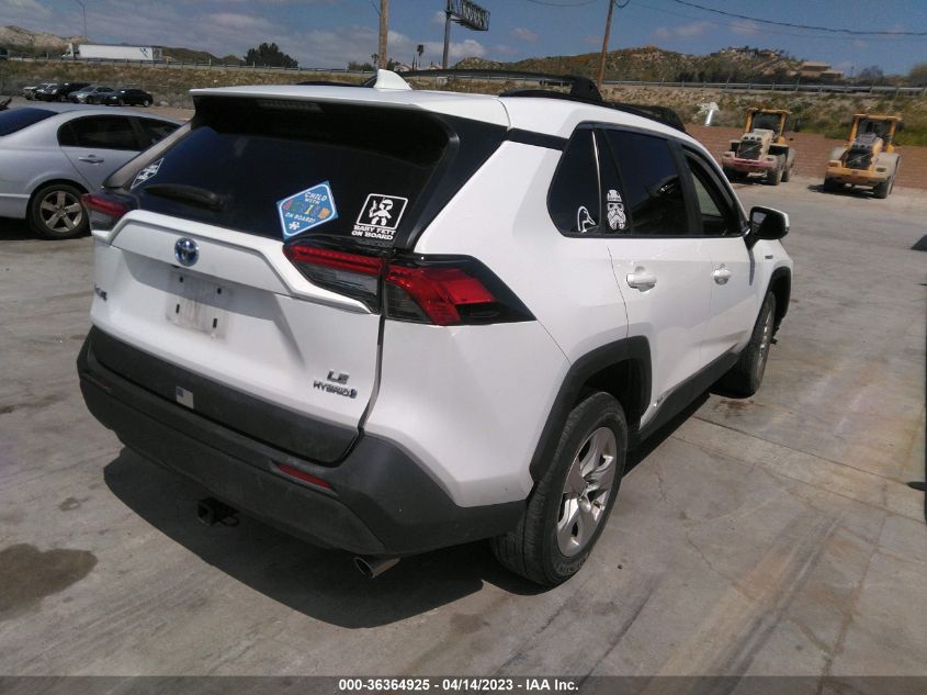 2021 TOYOTA RAV4 HYBRID LE - 4T3MWRFV9MU029912