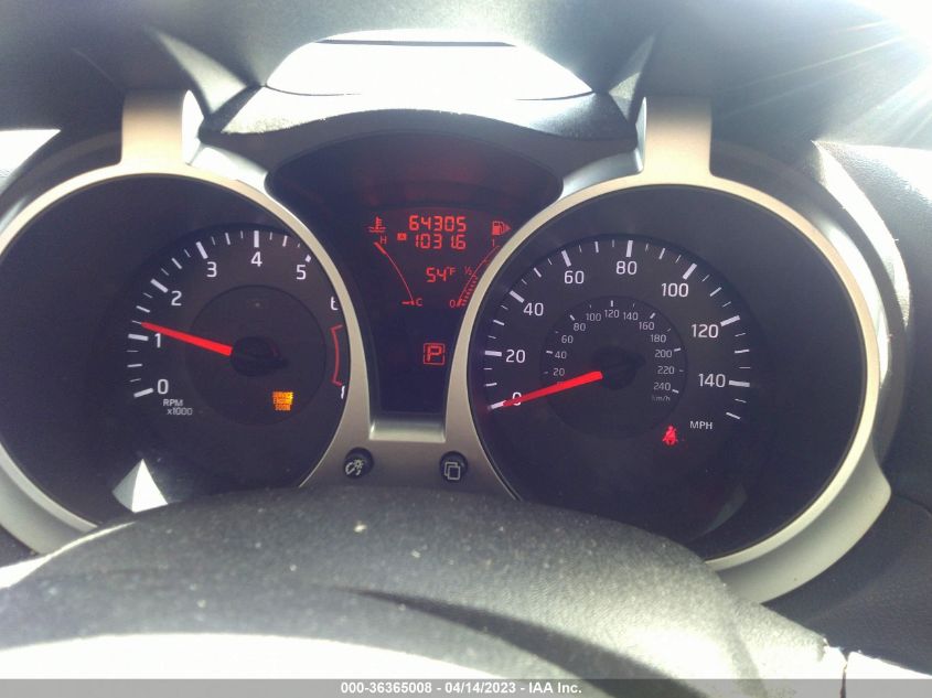 2013 NISSAN JUKE SV - JN8AF5MR4DT220999