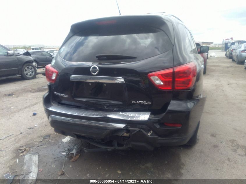 2017 NISSAN PATHFINDER PLATINUM - 5N1DR2MN4HC603919