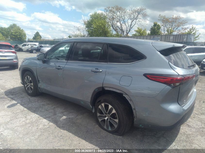 2021 TOYOTA HIGHLANDER XLE - 5TDHZRBH7MS066760