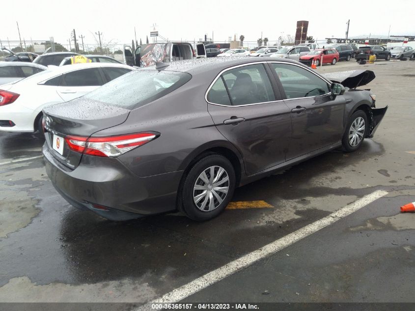 2020 TOYOTA CAMRY HYBRID LE - 4T1C31AKXLU012837