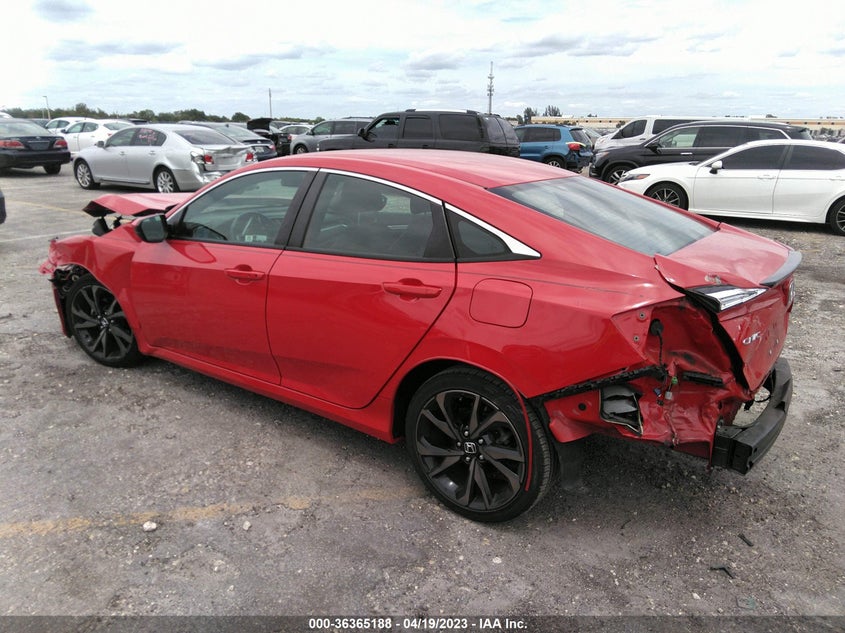 VIN 2HGFC2F89KH588314 2019 HONDA CIVIC SEDAN SPORT