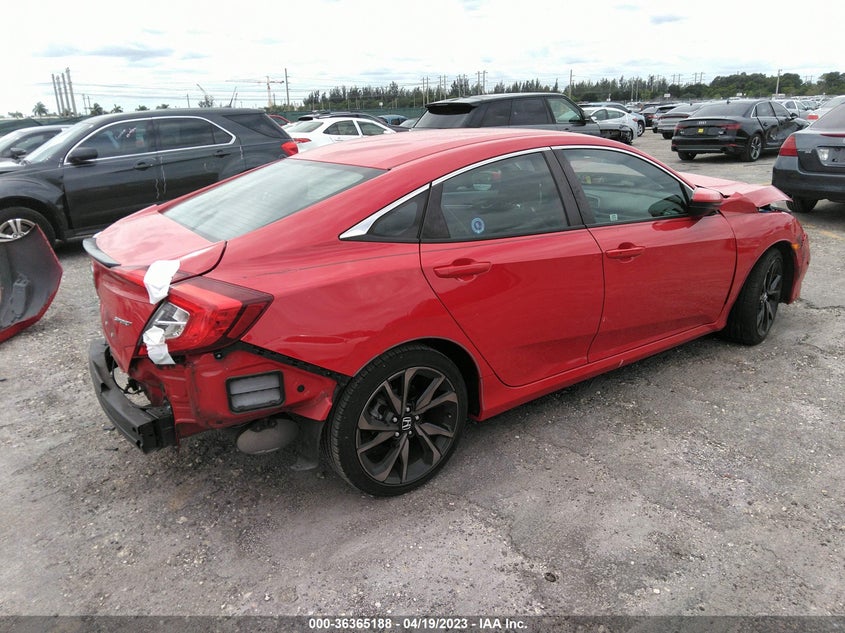 VIN 2HGFC2F89KH588314 2019 HONDA CIVIC SEDAN SPORT
