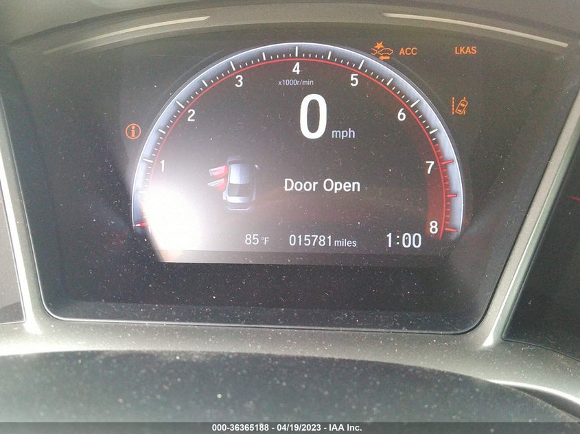 VIN 2HGFC2F89KH588314 2019 HONDA CIVIC SEDAN SPORT