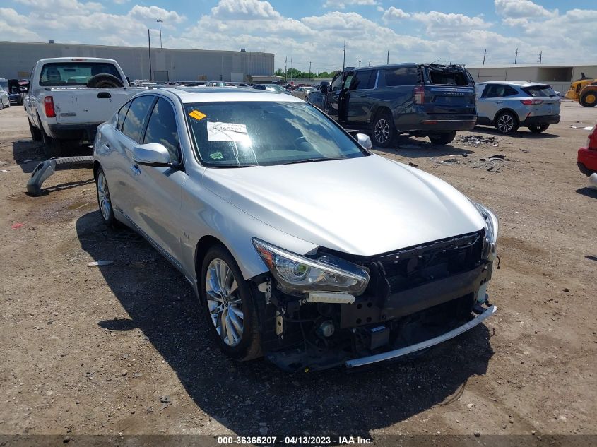 2019 INFINITI Q50 3.0T LUXE - JN1EV7APXKM543348
