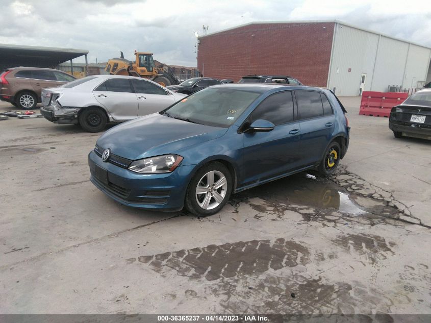 2015 VOLKSWAGEN GOLF TDI S - 3VW2A7AU4FM034218