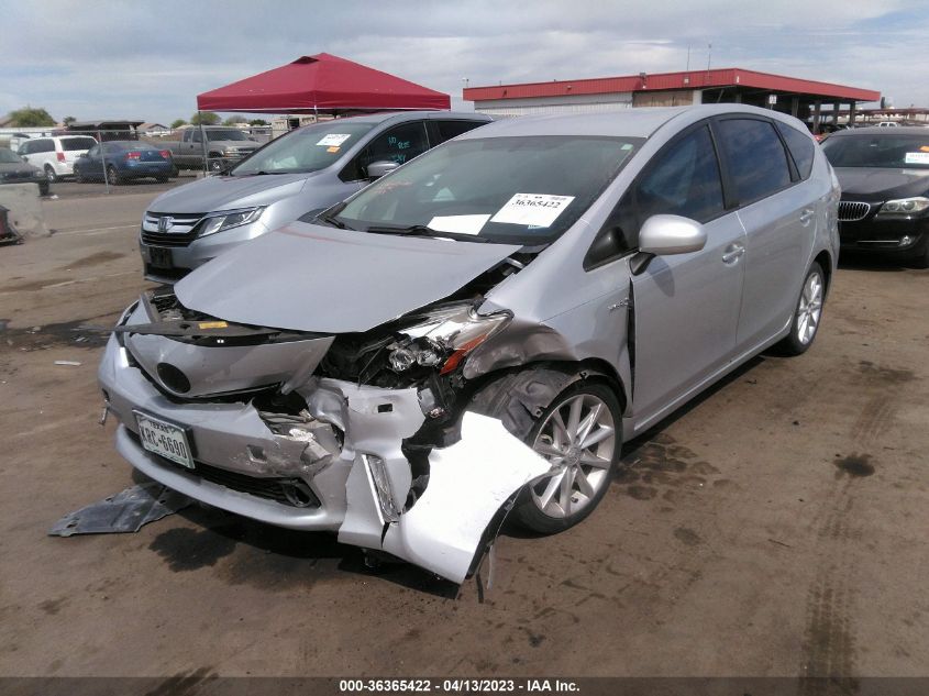 2014 TOYOTA PRIUS V TWO/THREE/FIVE - JTDZN3EU0E3324593