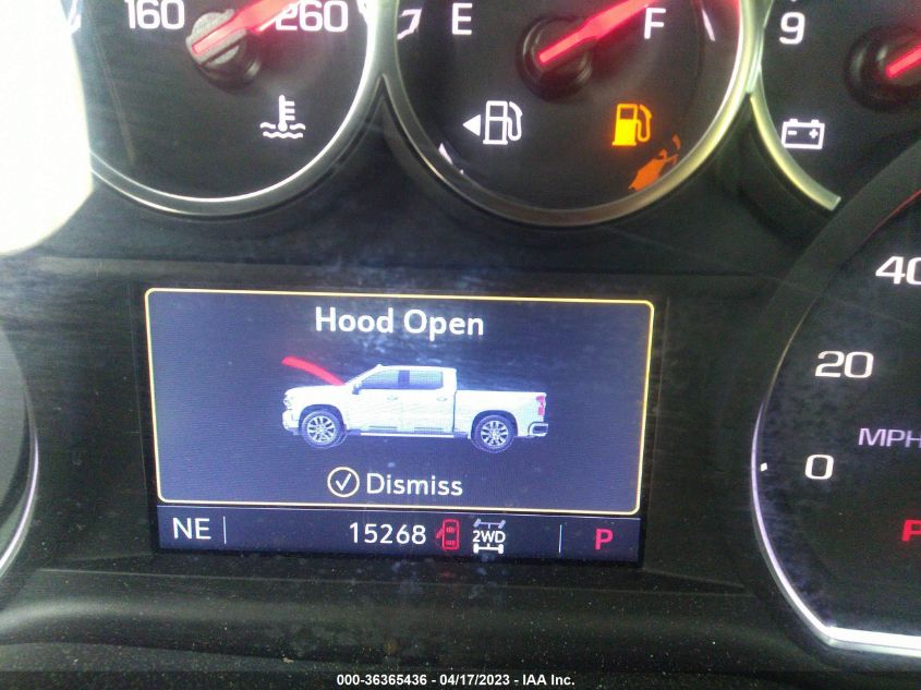 2022 CHEVROLET SILVERADO 1500 LTD LT 1GCUYDED8NZ158876