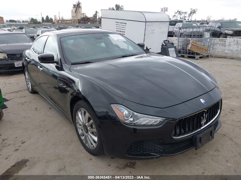 2014 MASERATI GHIBLI - ZAM57XSA8E1091497