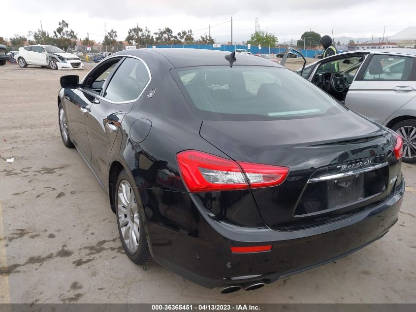 2014 MASERATI GHIBLI - ZAM57XSA8E1091497