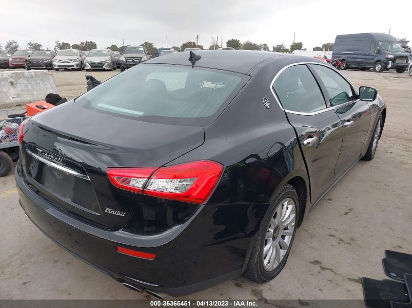 2014 MASERATI GHIBLI - ZAM57XSA8E1091497