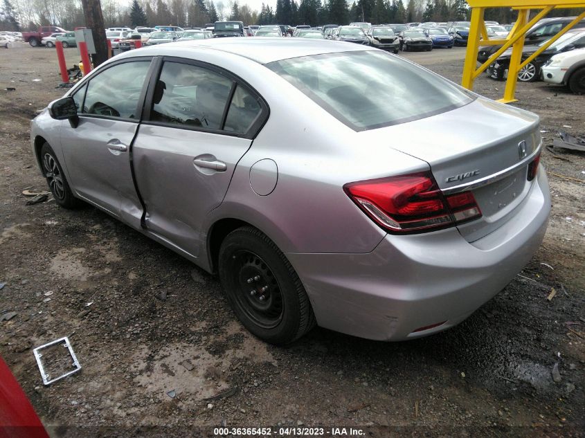 2015 HONDA CIVIC SEDAN LX - 19XFB2F58FE276378