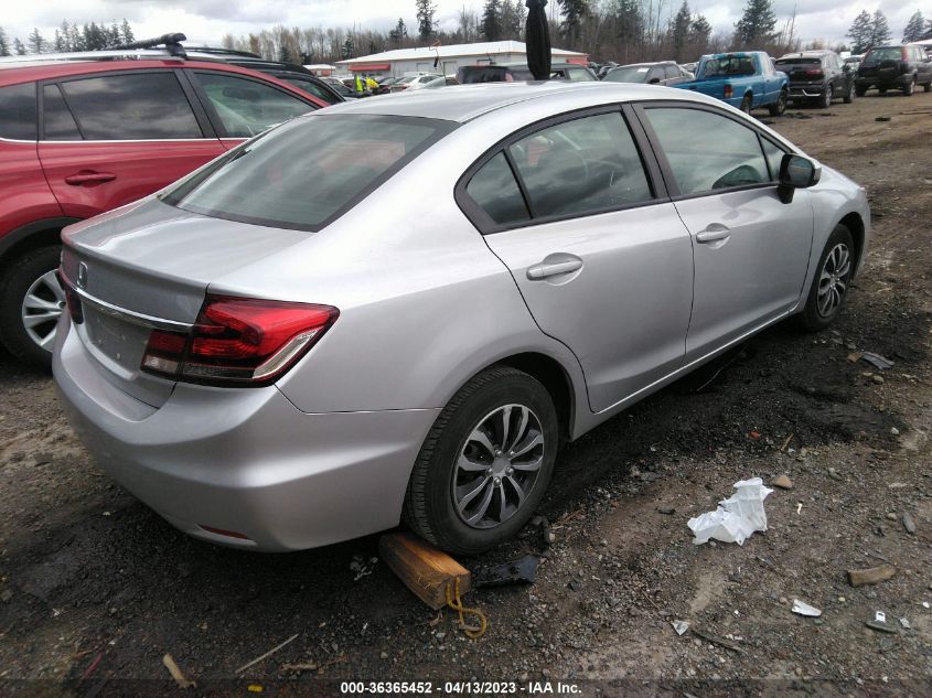 2015 HONDA CIVIC SEDAN LX - 19XFB2F58FE276378
